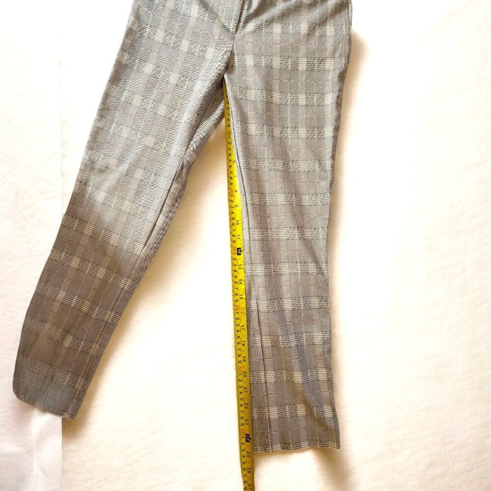 Amanda & Chelsea Plaid Capri Pants Sz 4 – Stretch Cropped Workwear - Picture 9 of 10